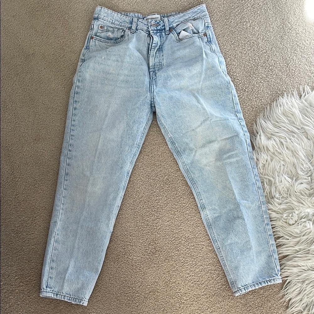 Stradivarius Faded Denim Jeans